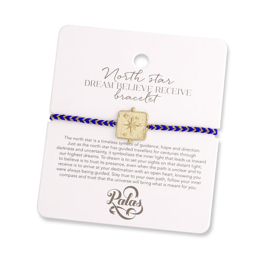 North Star 'Dream Believe Receive' Bracelet | Guidance, Hope & Manifestation