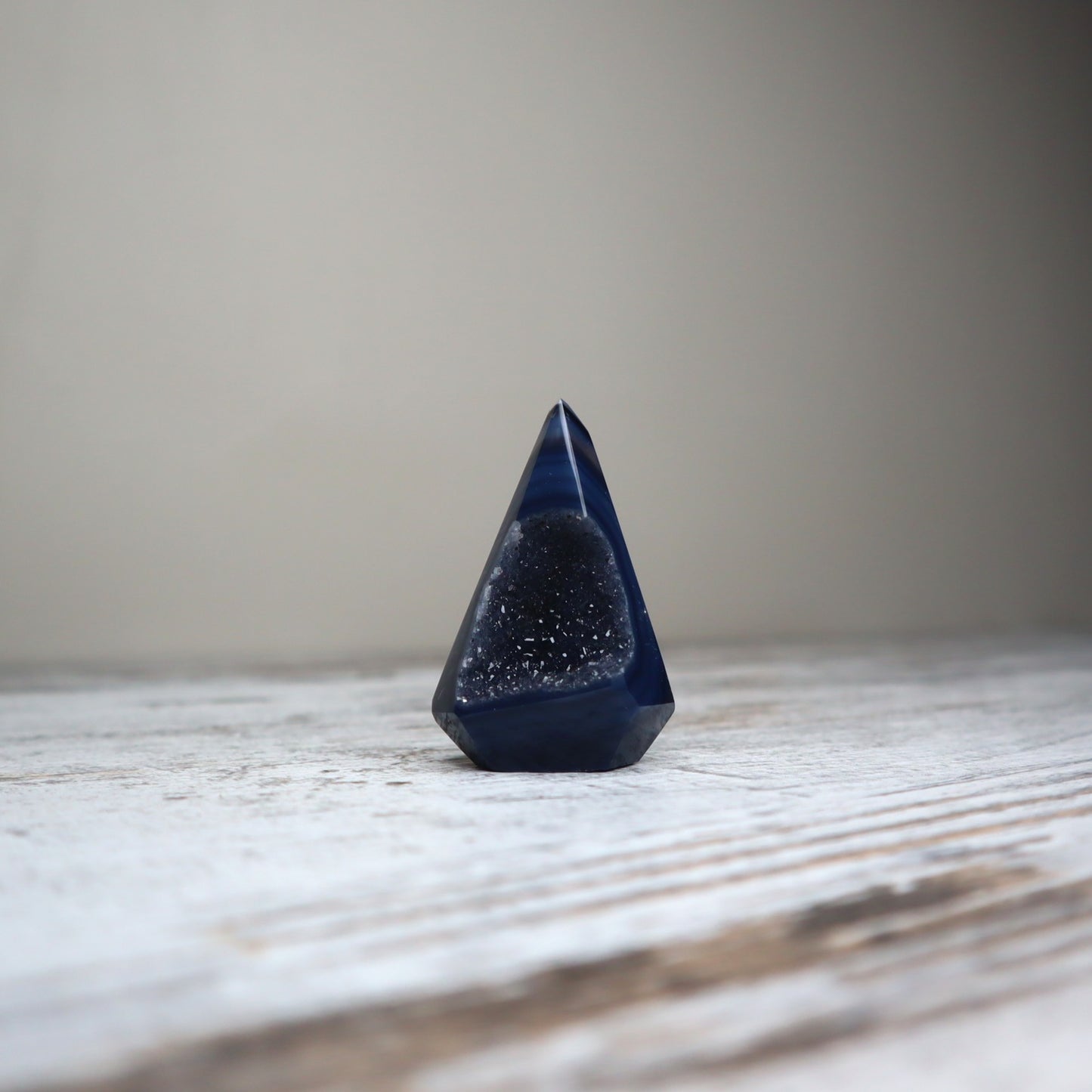 Midnight Druzy Agate Diamond | Inner Power + Protection