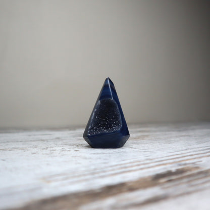 Midnight Druzy Agate Diamond | Inner Power + Protection