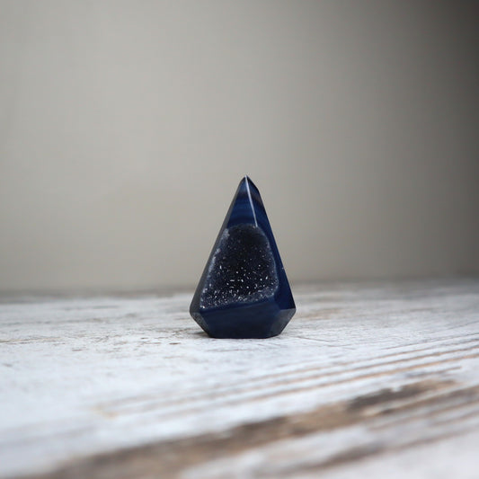 Midnight Druzy Agate Diamond | Inner Power + Protection