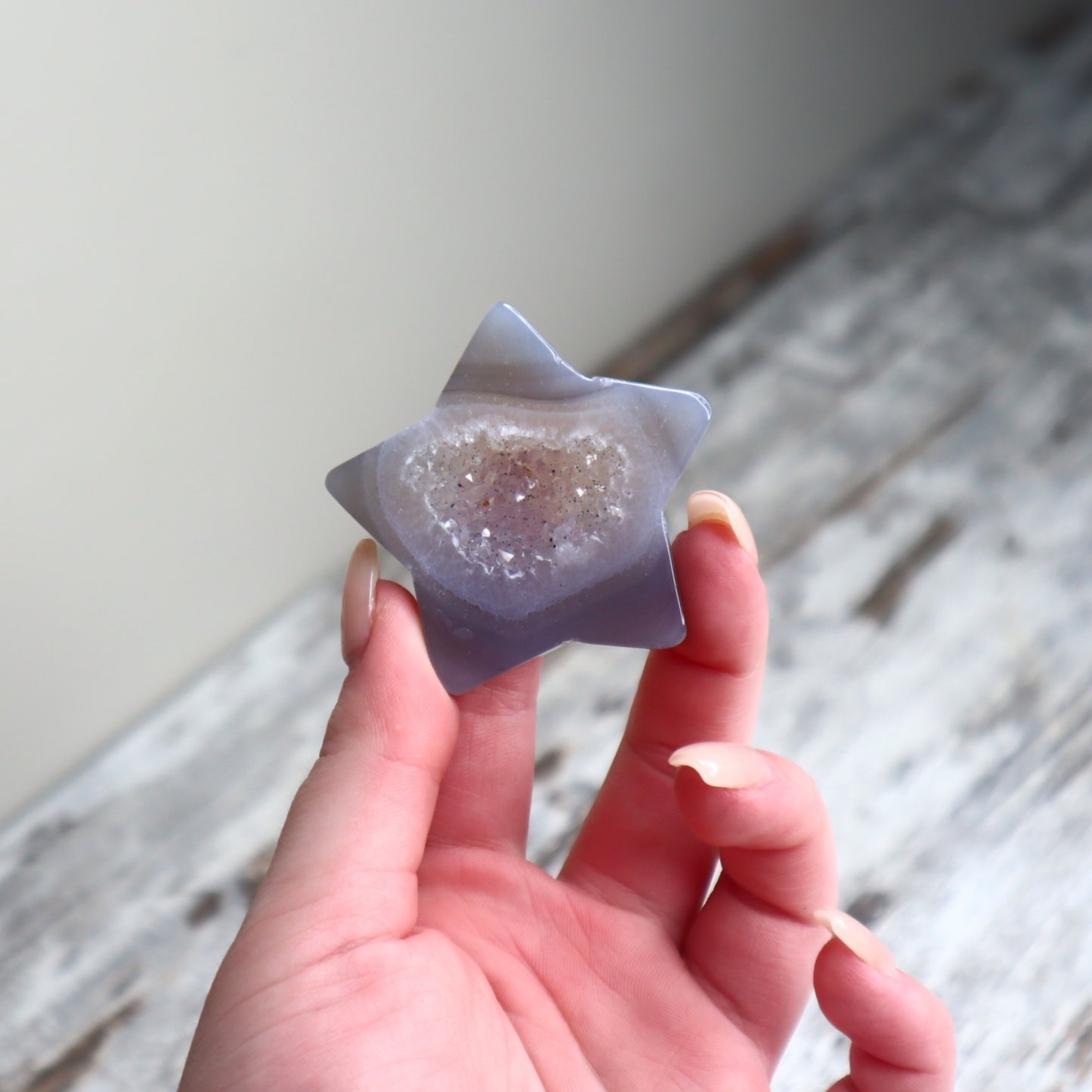 Druzy Agate Star | Inner Peace & Gentle Radiance