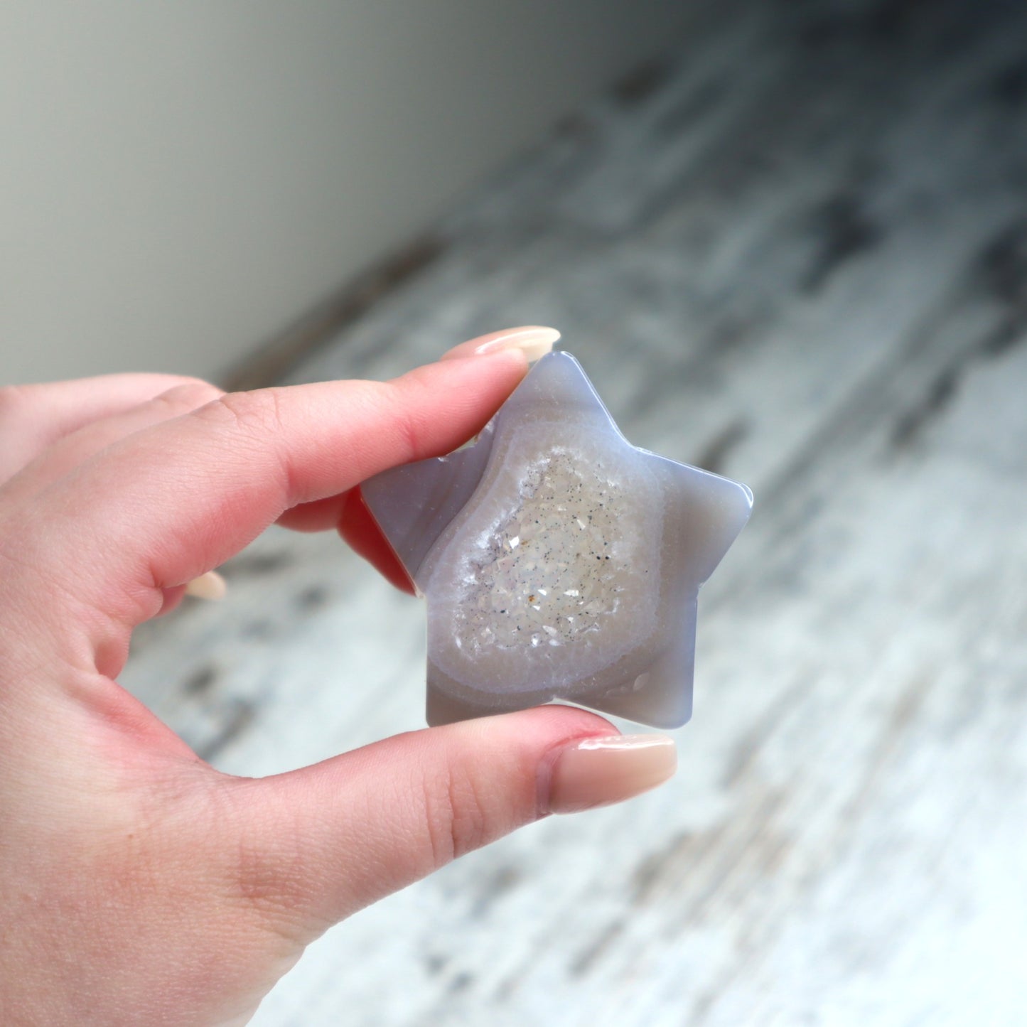 Druzy Agate Star | Inner Peace & Gentle Radiance