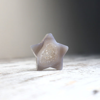 Druzy Agate Star | Inner Peace & Gentle Radiance