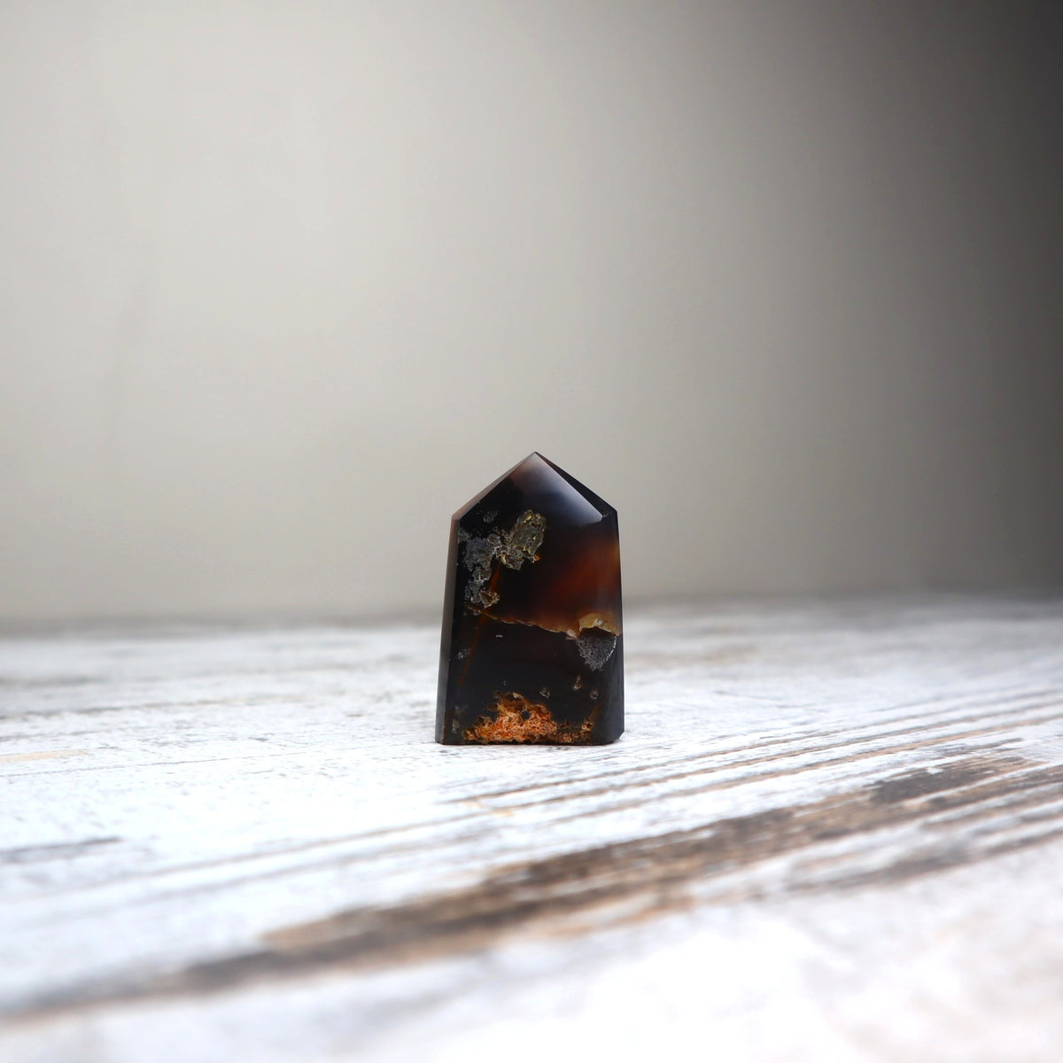 Druzy Rainbow Agate Tower | Inner Glow + Energetic Harmony