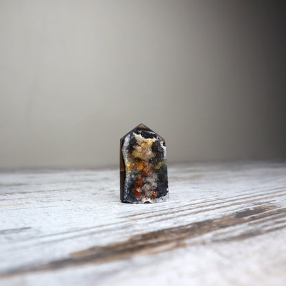 Rainbow Druzy Agate Tower | Inner Glow + Energetic Harmony