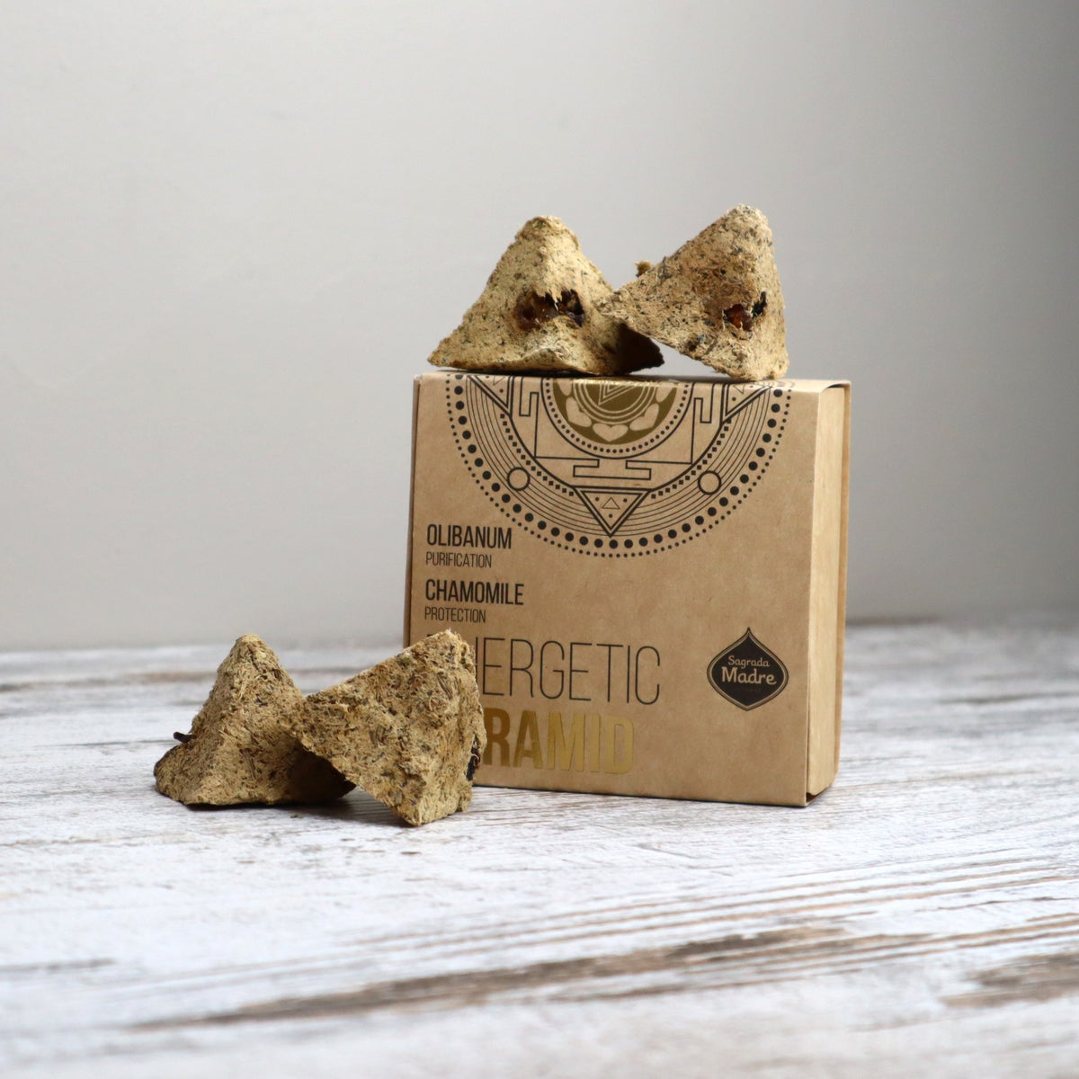 Sagrada Madre Energetic Pyramid | Olibanum + Chamomile | Purification &amp; Protection