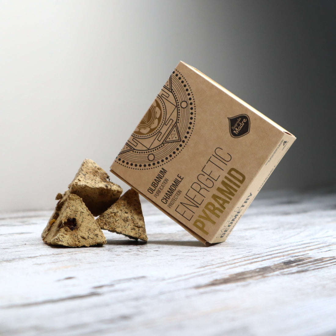 Sagrada Madre Energetic Pyramid | Olibanum + Chamomile | Purification &amp; Protection