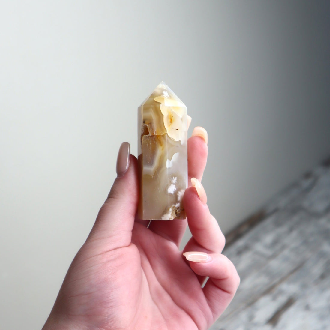 Flower Agate Point | Confidence, Dreams &amp; New Beginnings