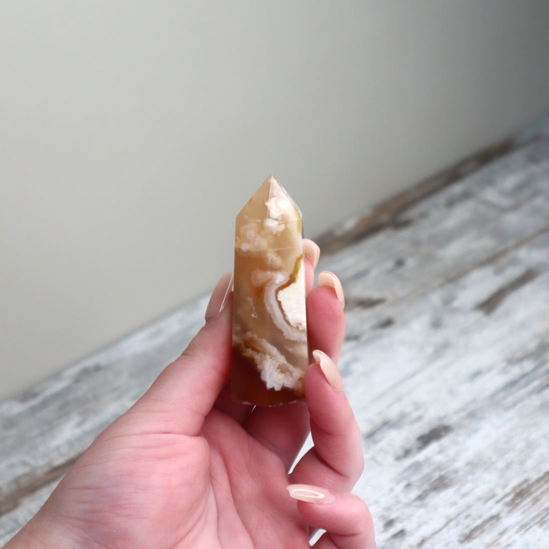Flower Agate Point | Inner Bloom, Confidence &amp; Joy