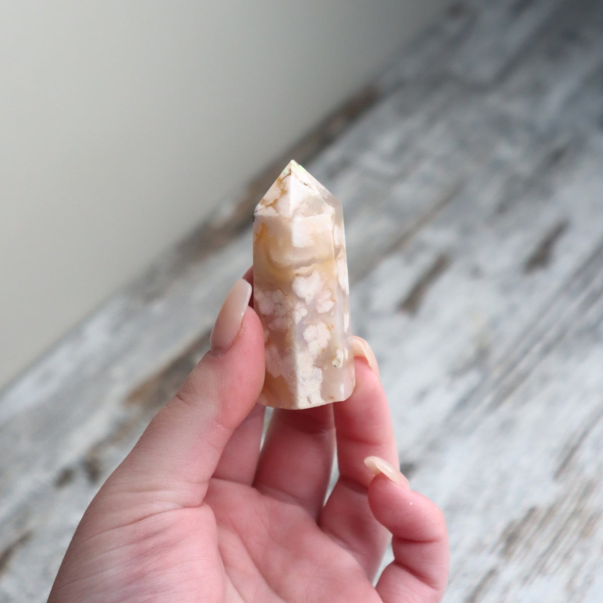 Flower Agate Point | Confidence, Growth &amp; Fresh Beginnings