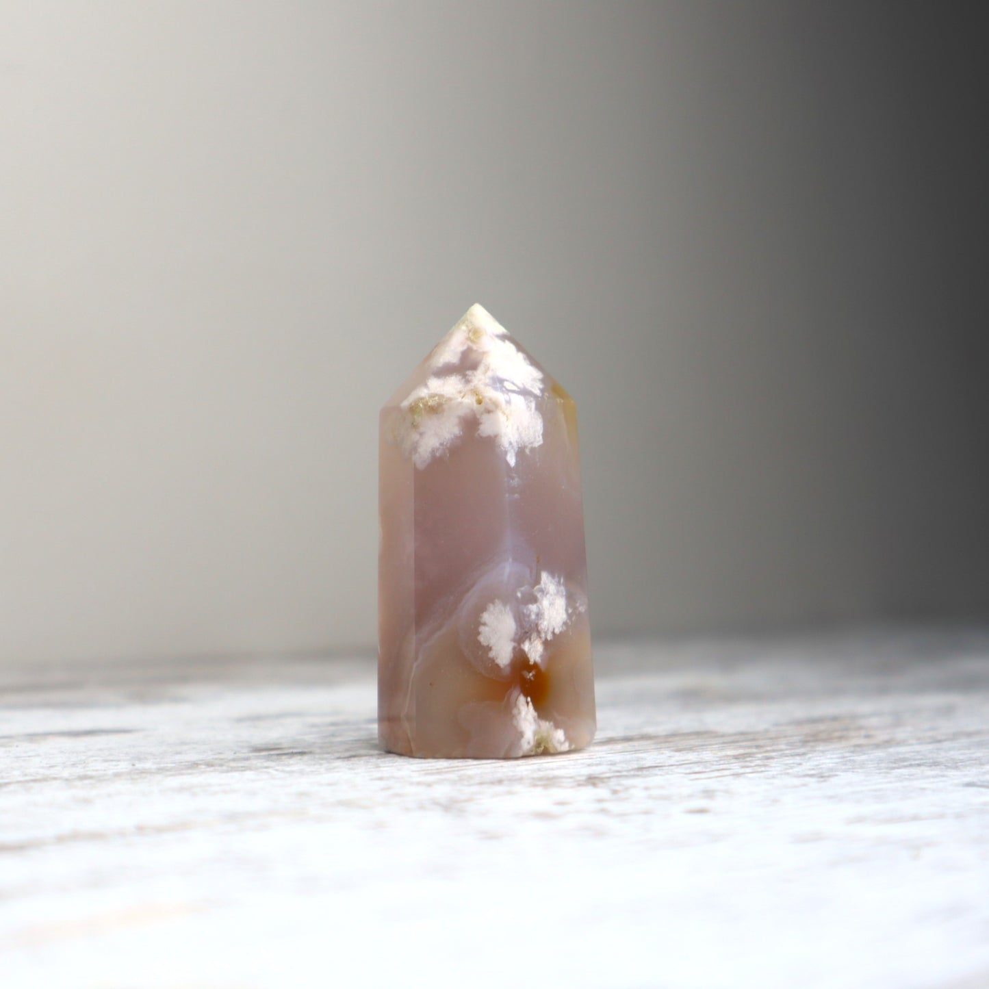 Flower Agate Point | Self-Belief, New Beginnings & Blooming Potential