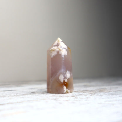 Flower Agate Point | Self-Belief, New Beginnings & Blooming Potential