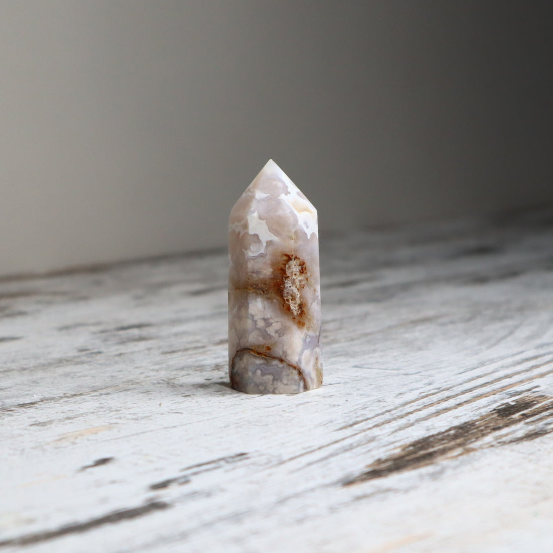 Flower Agate Point | Blossoming Potential, Growth &amp; New Beginnings