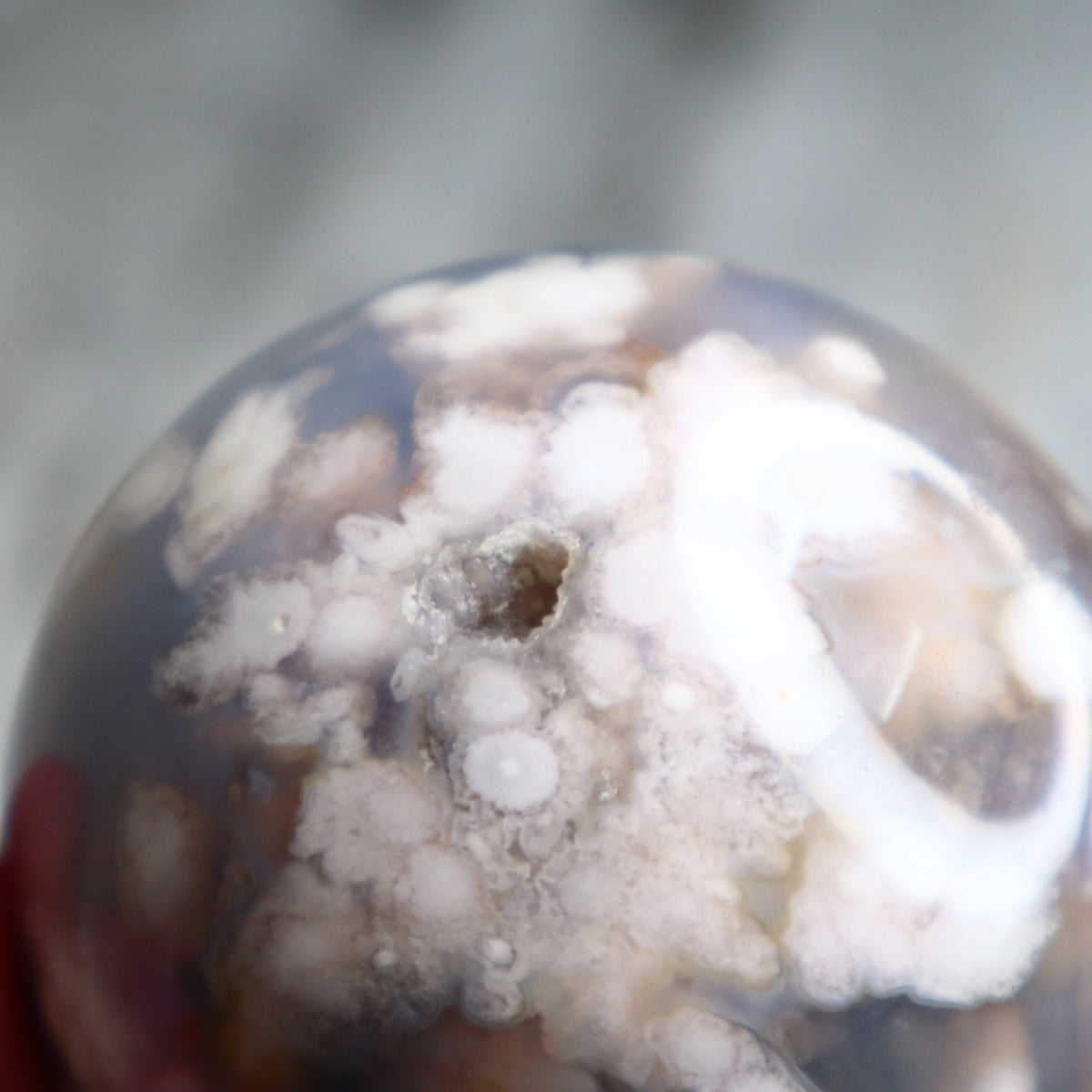 Flower Agate Sphere | Growth, Inner Strength &amp; New Beginnings