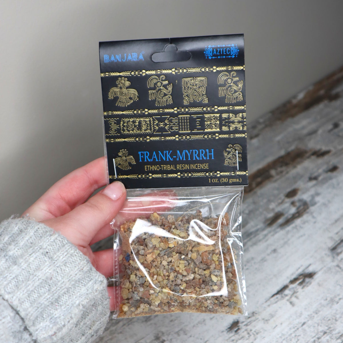 Banjara Frankincense &amp; Myrrh Resin Incense 30g | Protection, Grounding &amp; Connection