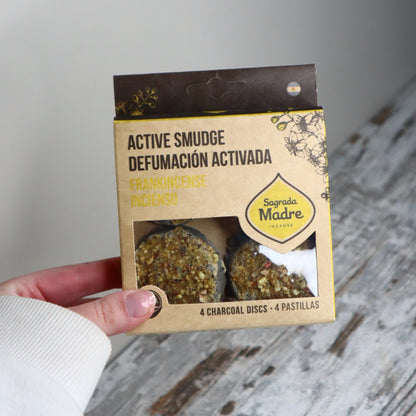 Sagrada Madre Frankincense Charcoal Discs | Purification, Protection &amp; Spiritual Connection