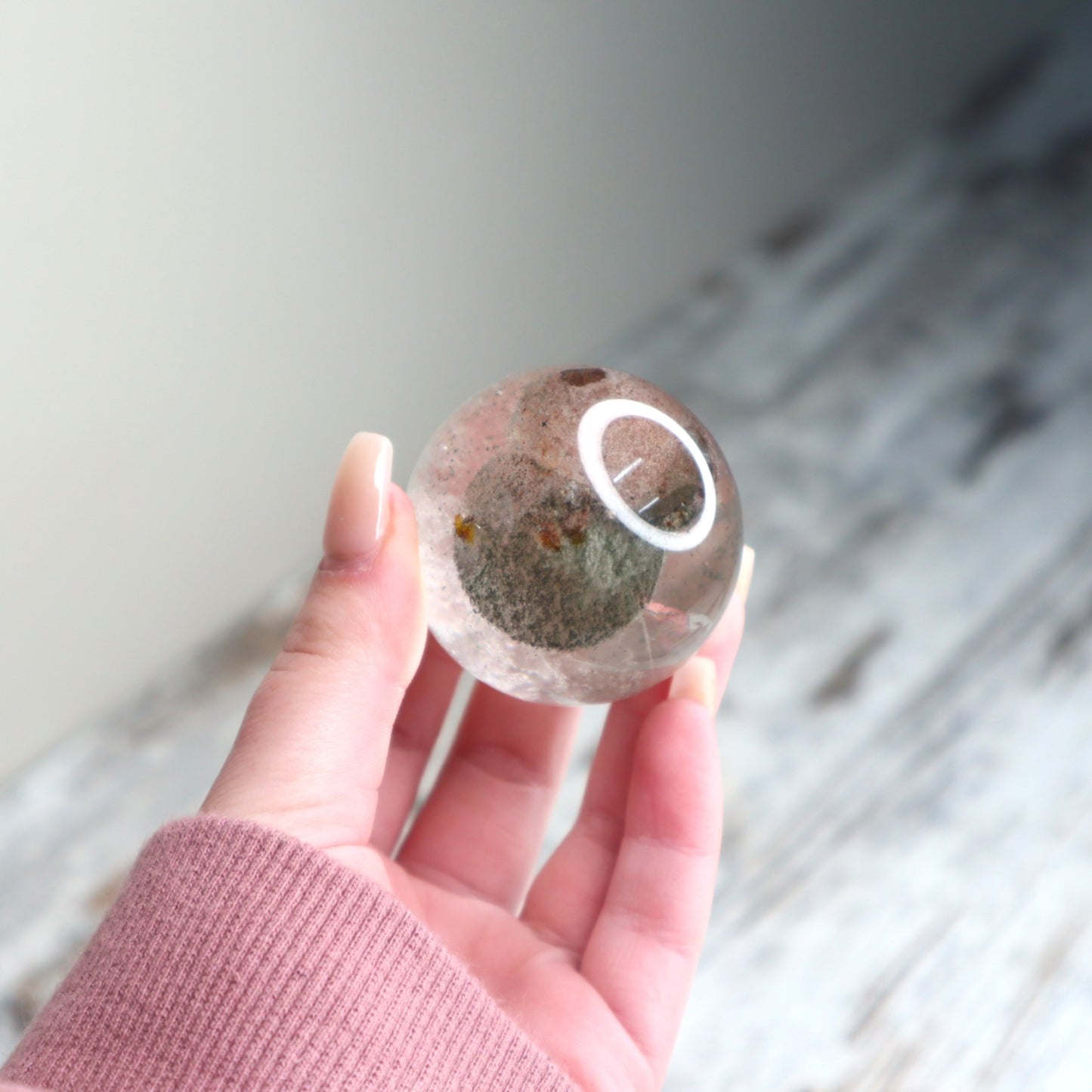 Garden Quartz Sphere | Scenic Quartz, Earth Energy & Inner Vision