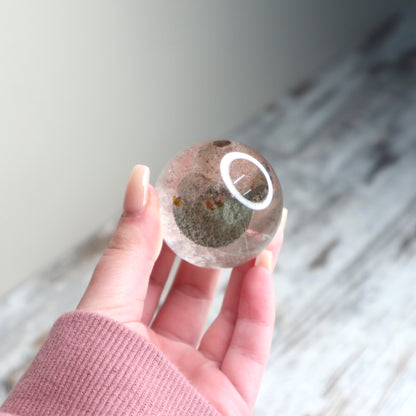 Garden Quartz Sphere | Scenic Quartz, Earth Energy & Inner Vision