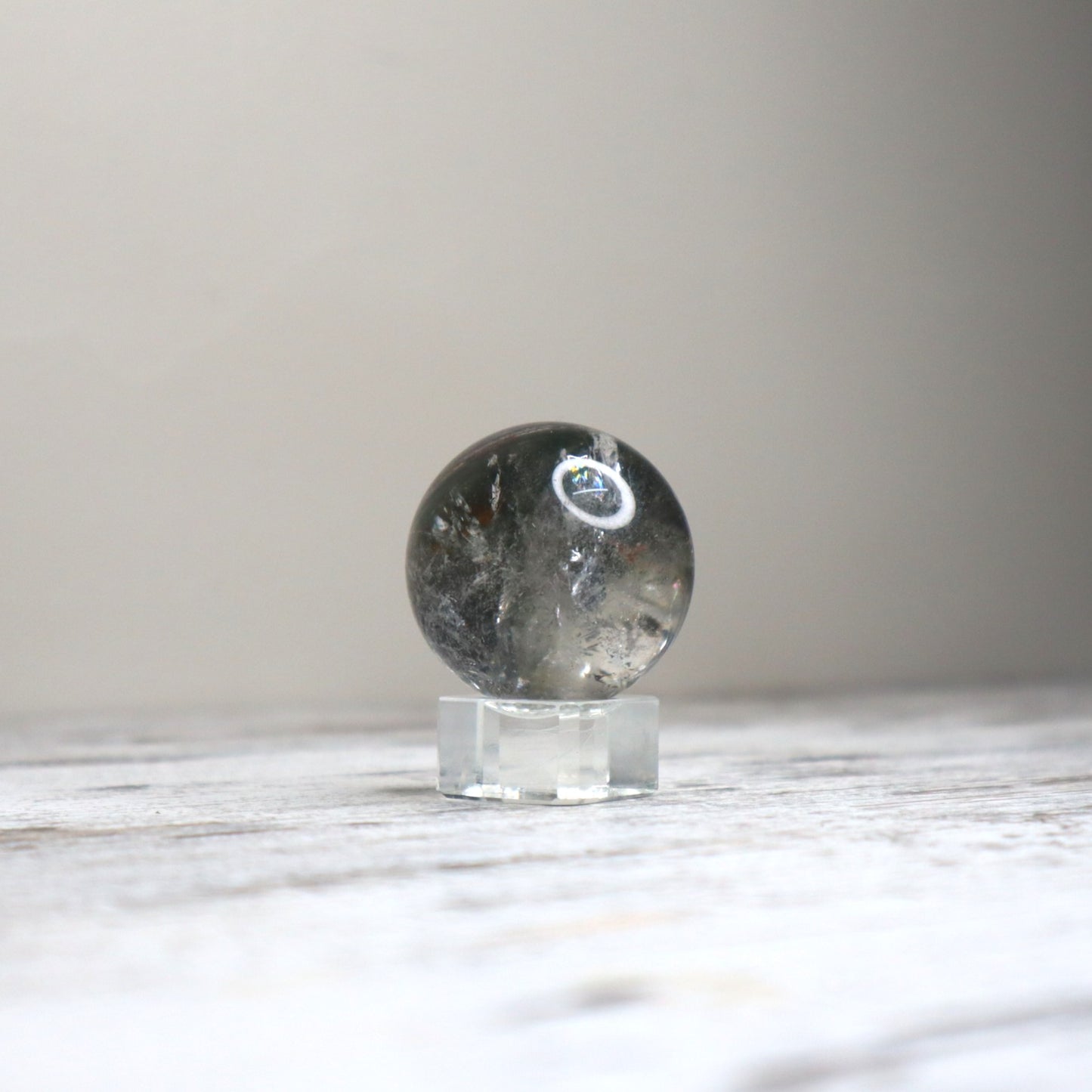 Garden Quartz (Lodolite) Sphere | Inner Worlds, Grounding & Manifestation