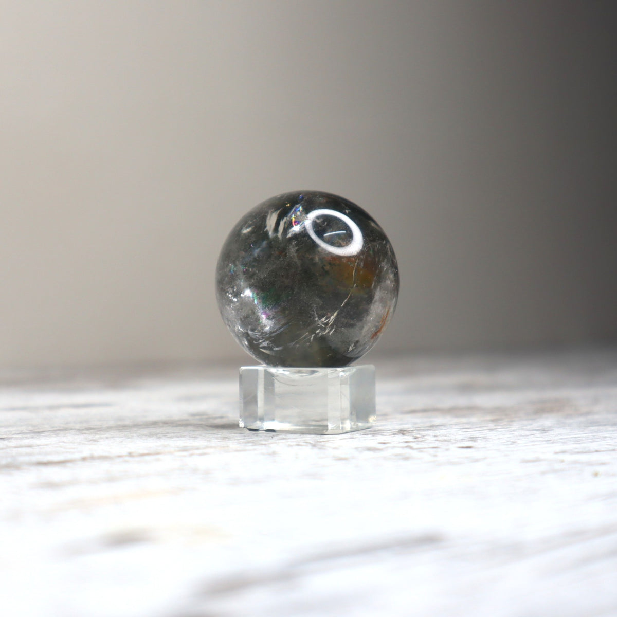 Garden Quartz (Lodolite) Sphere | Inner Worlds, Grounding &amp; Manifestation