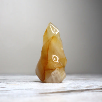 Golden Healer Quartz Flame | Healing, Confidence & Personal Empowerment