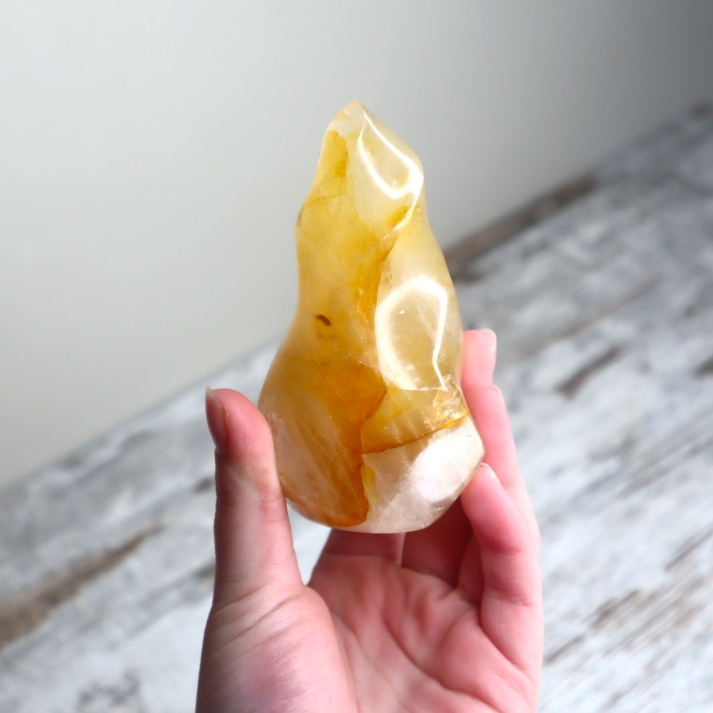 Golden Healer Quartz Flame | Healing, Confidence & Personal Empowerment