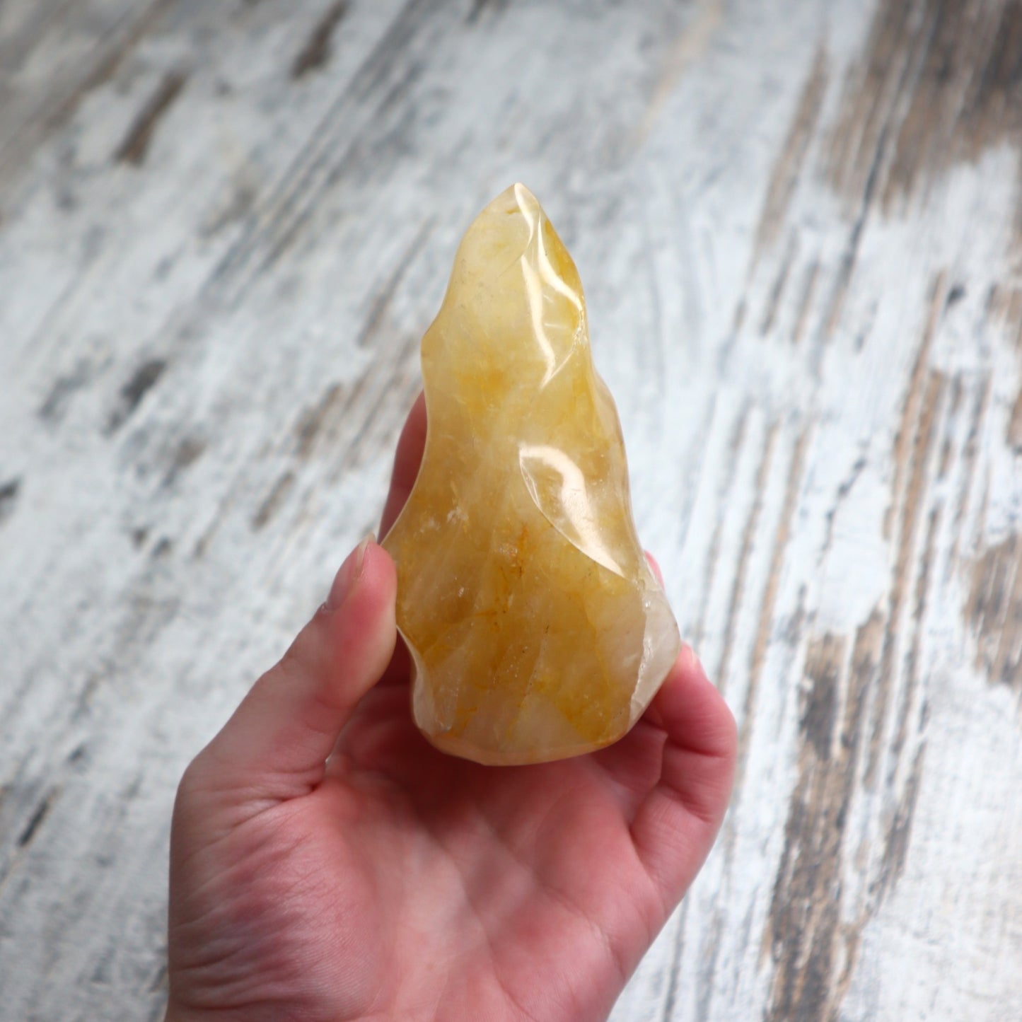 Golden Healer Quartz Flame | Healing, Confidence & Personal Empowerment