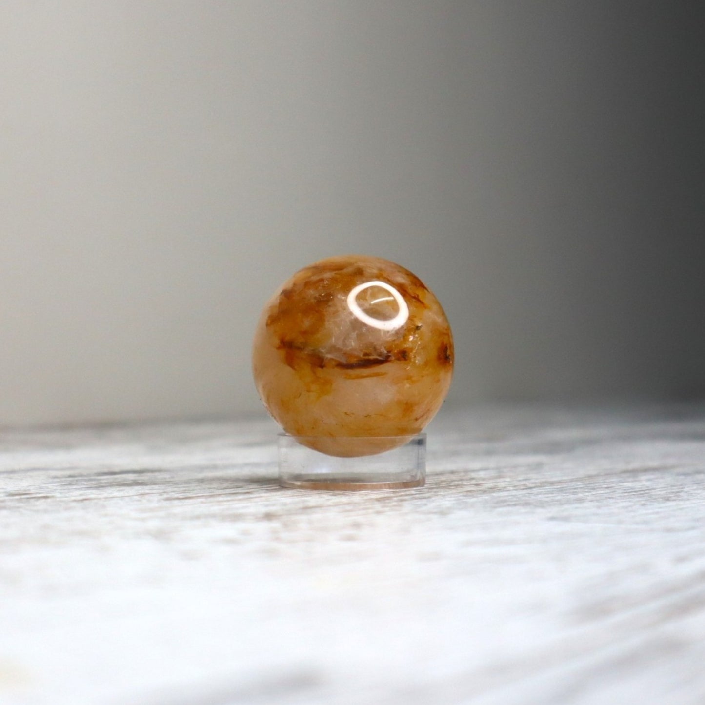 Golden Healer Quartz Sphere | Amplification, Healing & Golden Light Energy