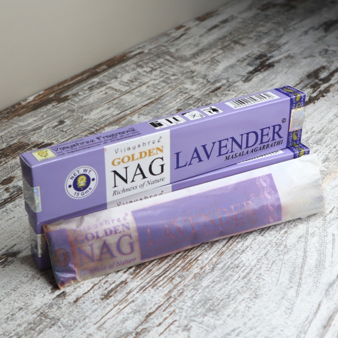 Golden Nag LAVENDER Incense