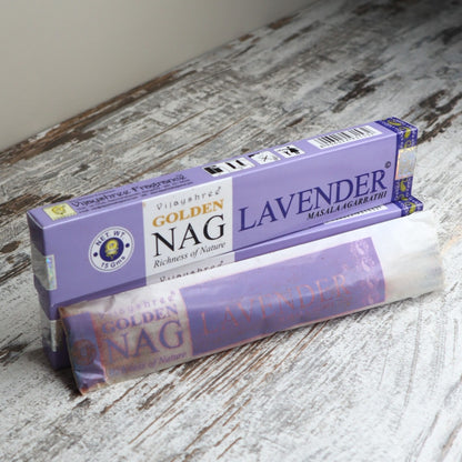 Golden Nag LAVENDER Incense