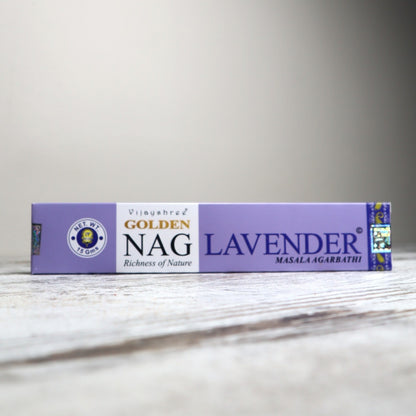 Golden Nag LAVENDER Incense