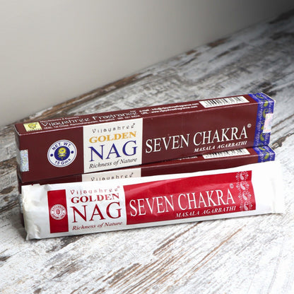 Golden Nag SEVEN CHAKRA Incense