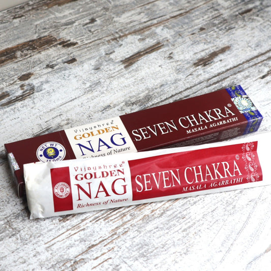 Golden Nag SEVEN CHAKRA Incense