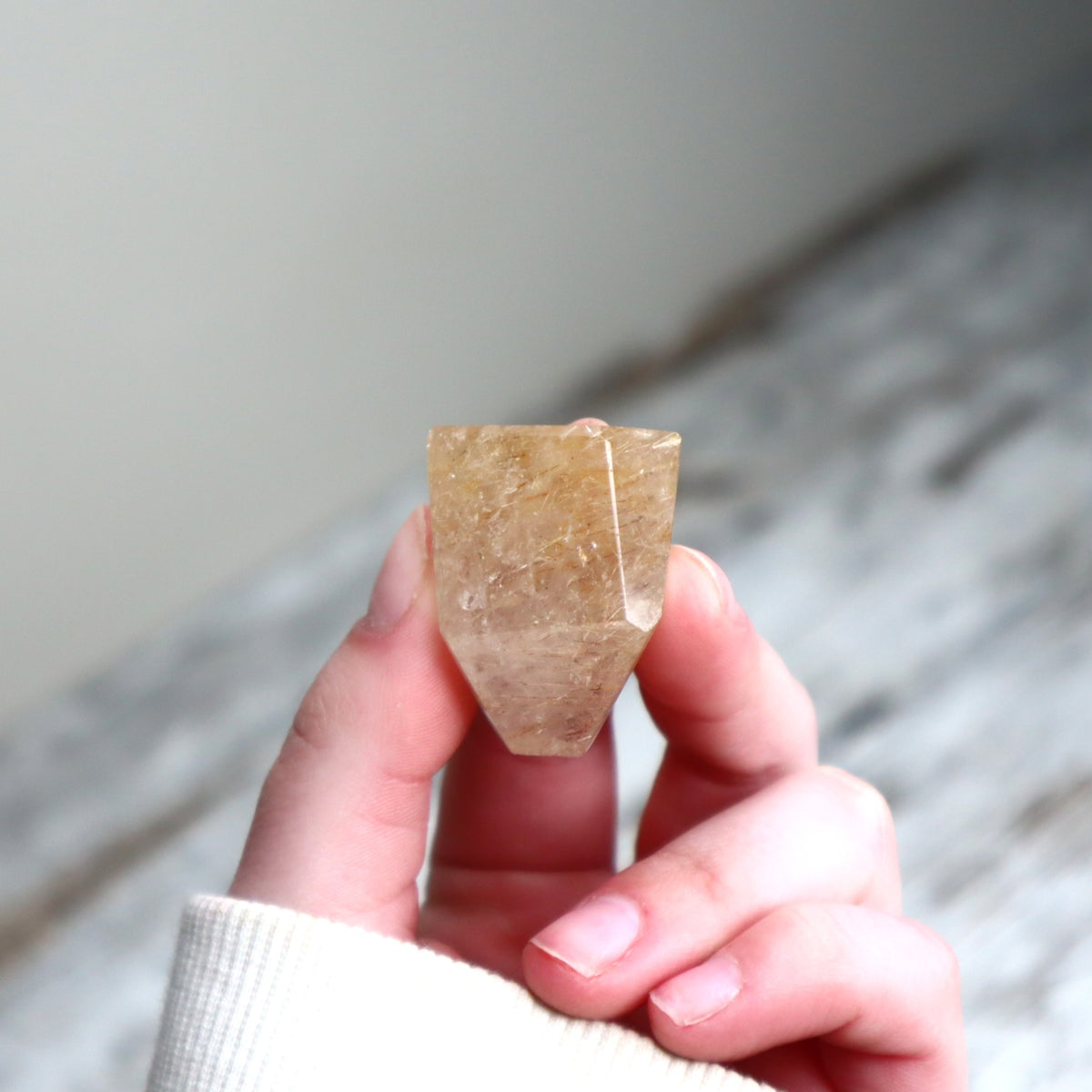 Golden Rutilated Quartz Mini Freeform | Inner Wisdom, Confidence &amp; Manifestation