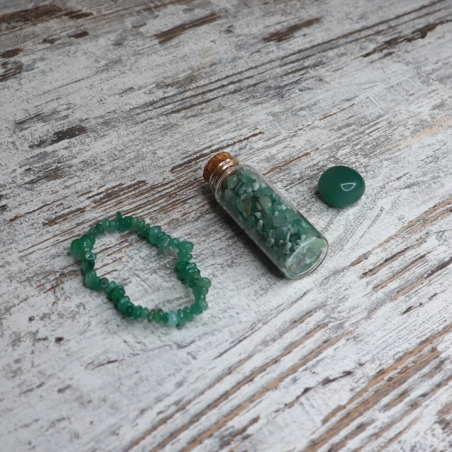 'Good Luck + Fortune' Chip Gift Box | Green Aventurine