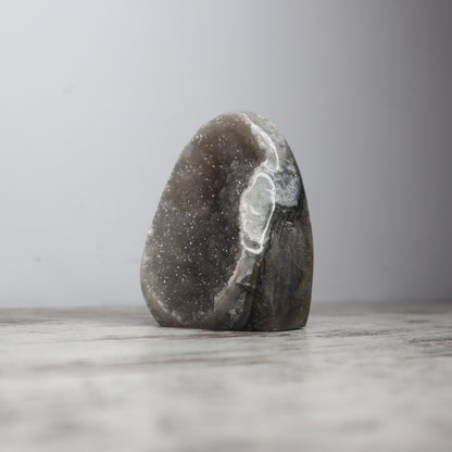 Grey Amethyst Cave | Peaceful Presence & Sacred Stillness