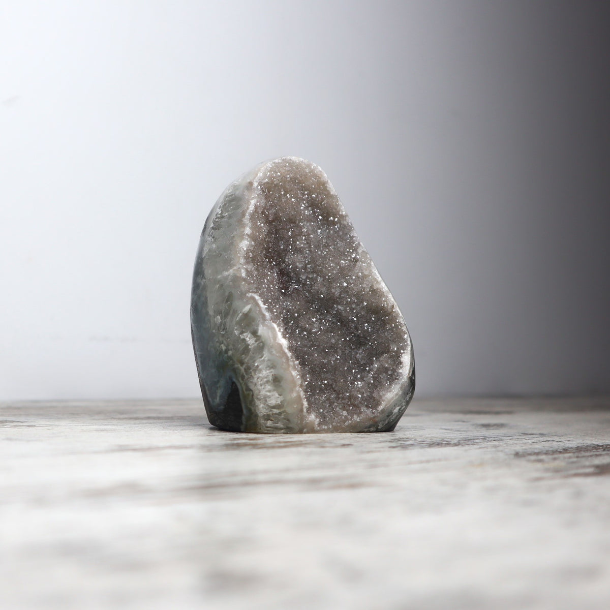 Amethyst Cave | Icy Grey | Serenity, Protection &amp; Quiet Strength