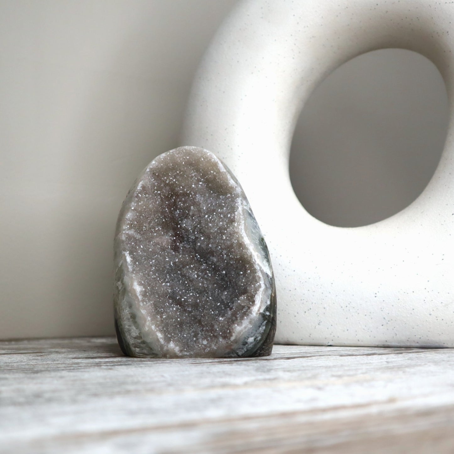 Grey Amethyst Cave | Peaceful Presence & Sacred Stillness