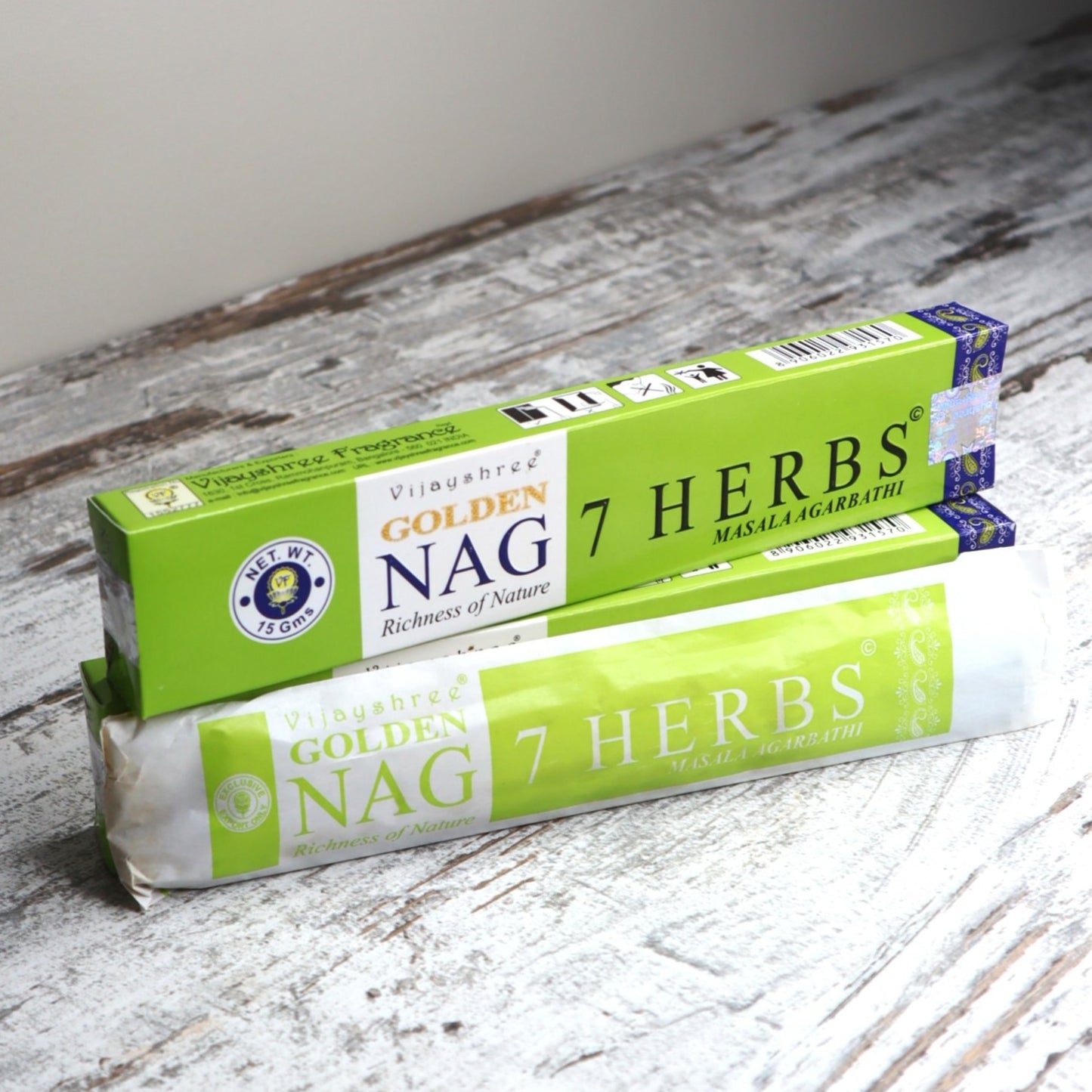 Golden Nag 7 HERBS Incense
