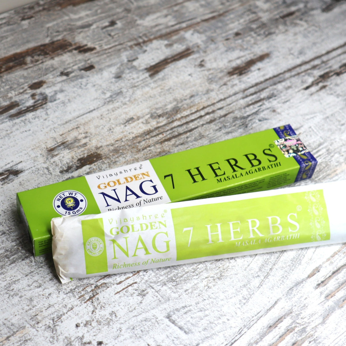 Golden Nag 7 HERBS Incense