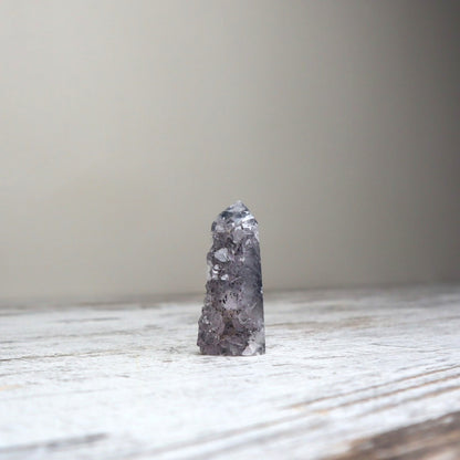 Icy Blue Druzy Agate Tower | Stillness + Inner Clarity