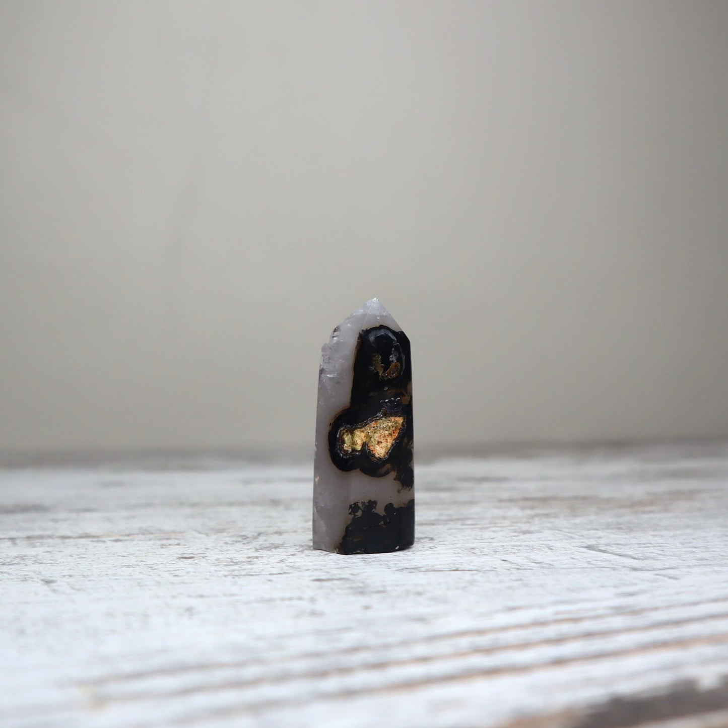 Icy Blue Druzy Agate Tower | Stillness + Inner Clarity