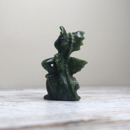 Jade Dragon Carving | Courage, Protection & Joy