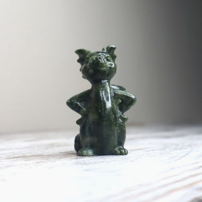 Jade Dragon Carving | Courage, Protection & Joy