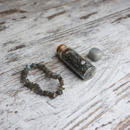 'Metamorphosis' Chip Gift Box | Labradorite