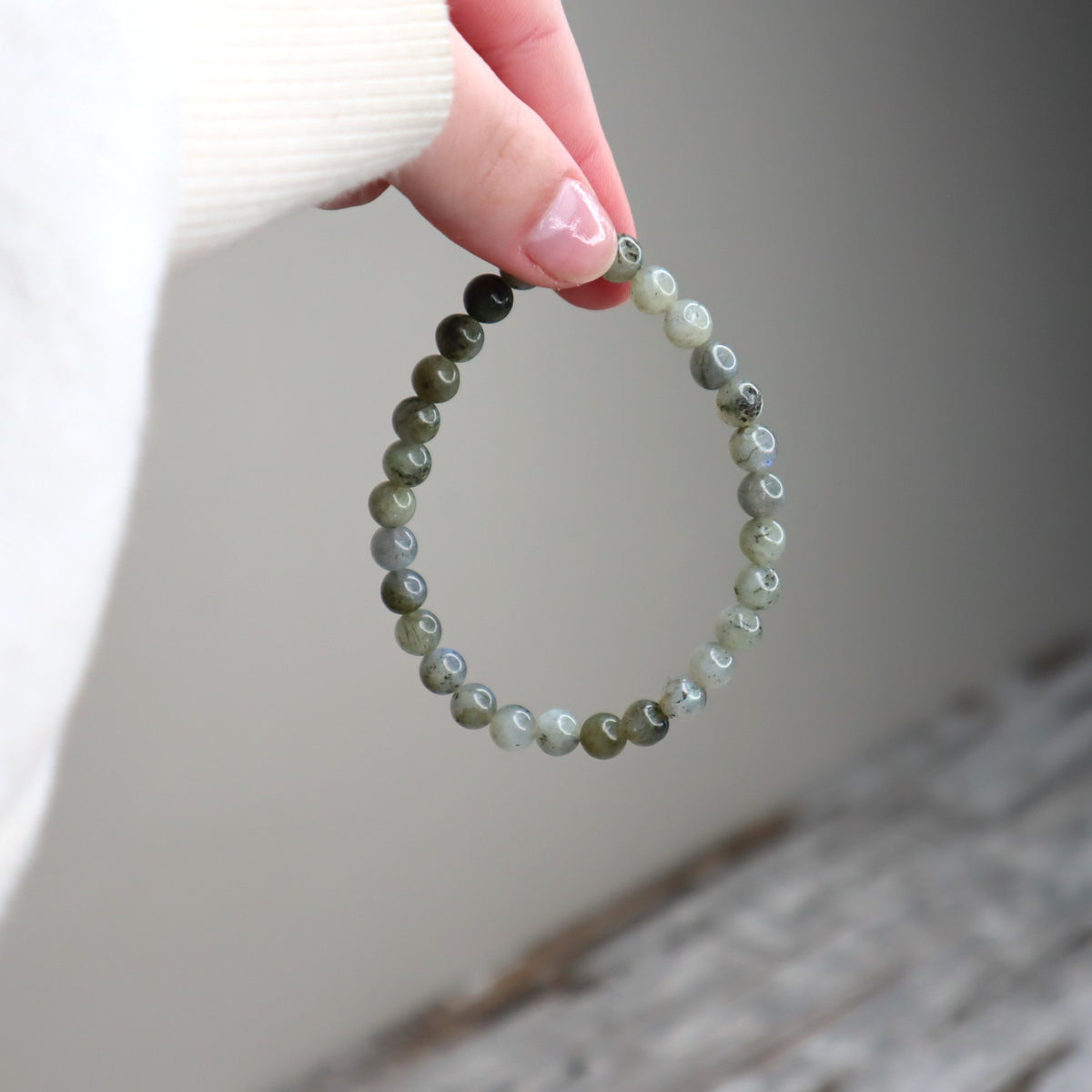 Labradorite Bead Bracelet | 6mm | Transformation, Intuition &amp; Protection