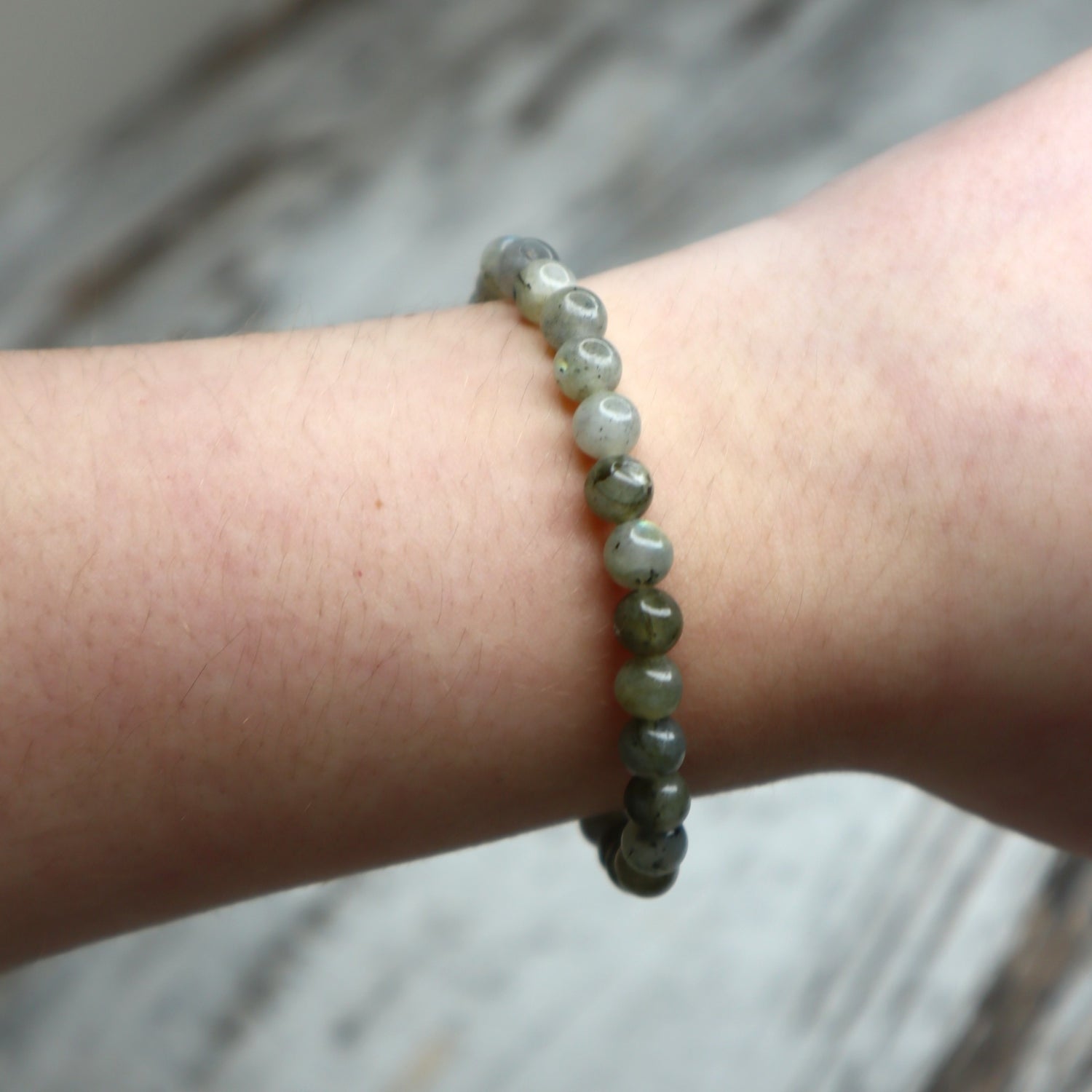 Labradorite Bead Bracelet | 6mm | Transformation, Intuition &amp; Protection