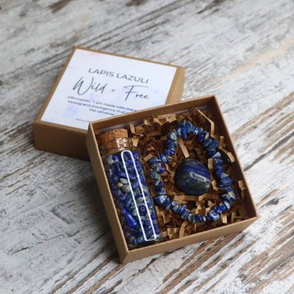 'Wild + Free' Chip Gift Box | Lapis Lazuli