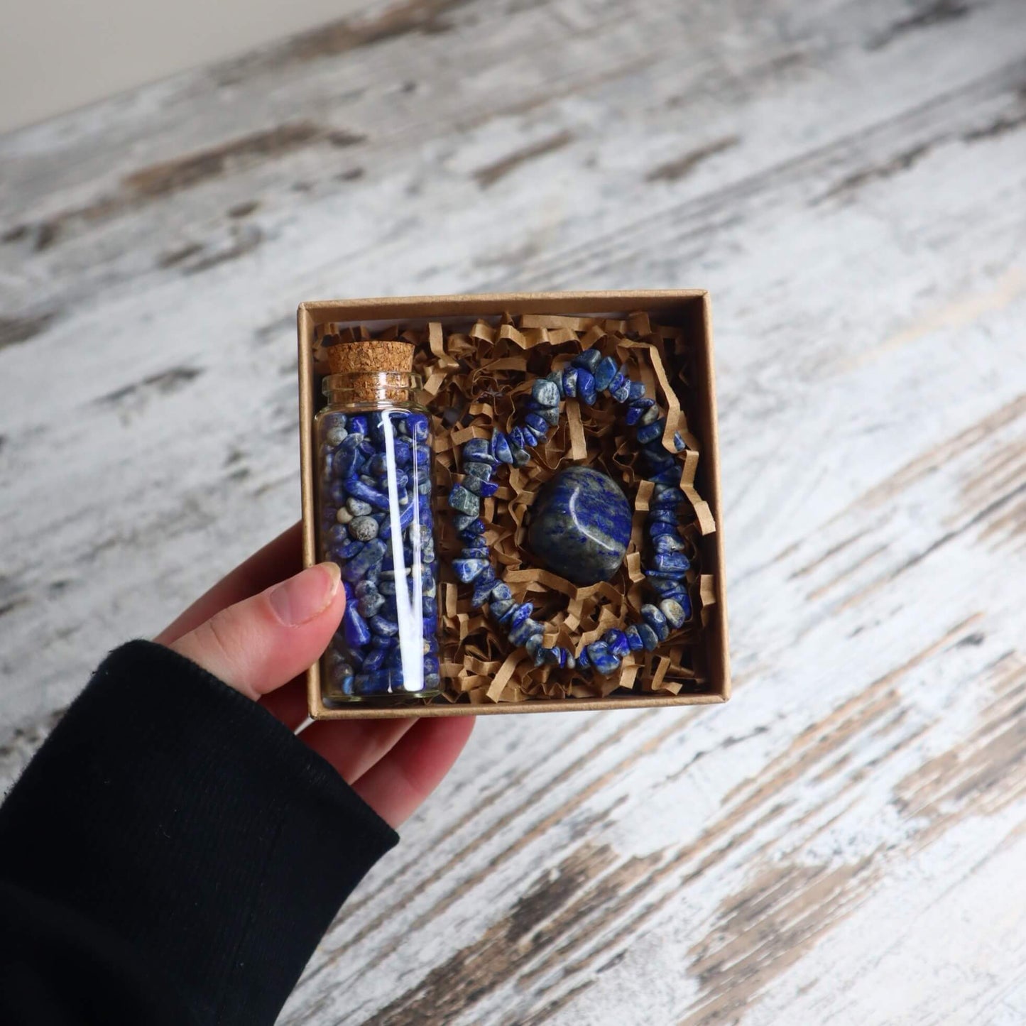 'Wild + Free' Chip Gift Box | Lapis Lazuli