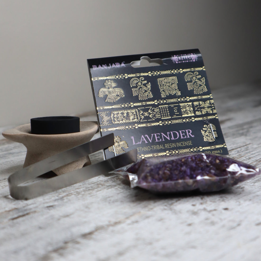 Banjara Lavender Resin Incense 30g | Calm, Relaxation &amp; Peace